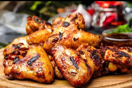 Шашлык из куриных крыльев