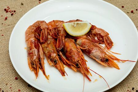 Лангустины на углях