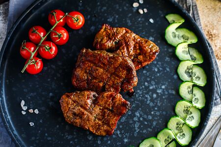 Шашлык из мраморной говядины