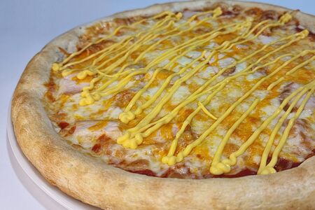 Копченый цыпленок под сырной шапкой