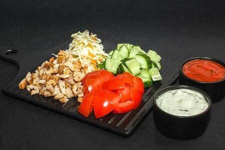 Шаурма в боксе со свининой