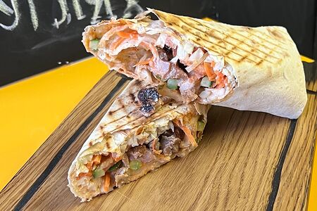 Шаверма со свининой сытная