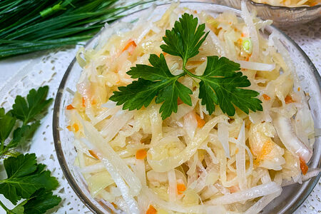 Салат Капуста квашенная