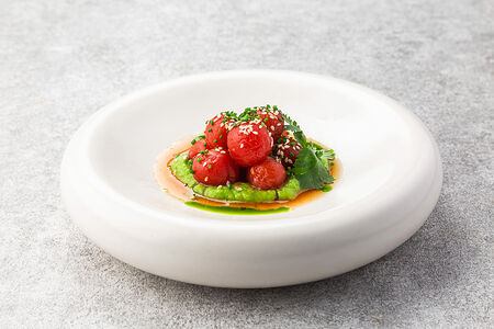 Острые томаты с гуаккомоле