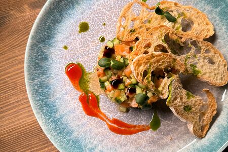 Тартар из лосося