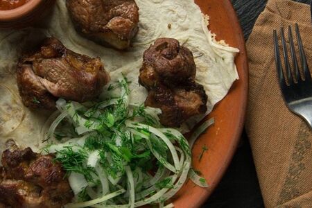 Шашлык из cвинoй мякоти