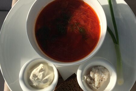 Борщ с говядиной