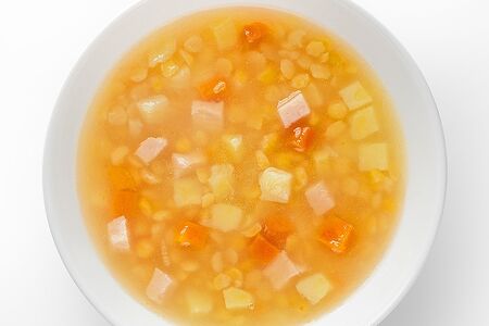 Суп гороховый с копченостями