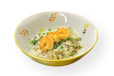 Якисоба с креветкой