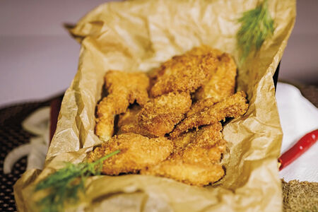 Курица в сухарях