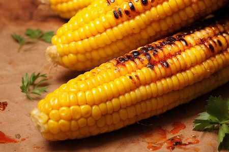 Кукуруза на гриле с тимьяном и сыром пармезан