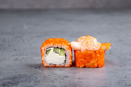 Запеченный с креветкой