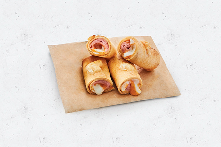 Рулетики с ветчиной