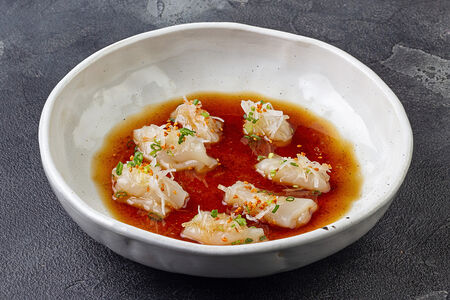 Гребешок с соусом Понзу