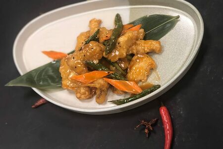 Филе трески под соусом