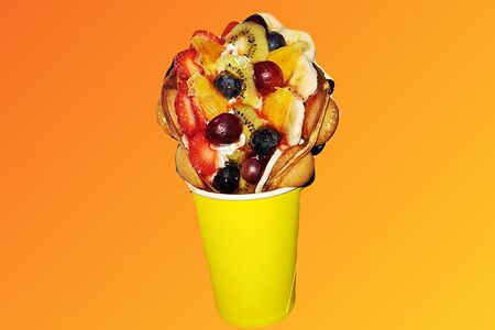 Гонконгская вафля Фруктовый микс