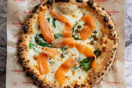 Пицца Лосось и маскарпоне