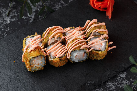 Жареный ролл Эби маки