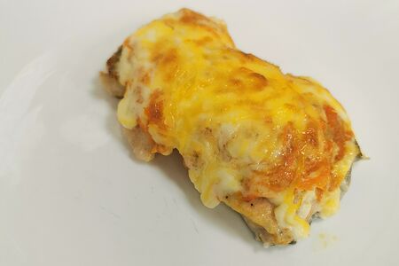 Филе горбуши, запечённое с овощами