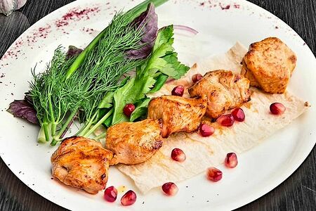 Шашлык из курицы/ Barbecue from chicken