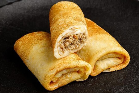 Блинчики с курицей