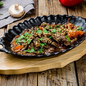 Печень по-уйгурски