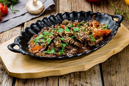 Печень по-уйгурски