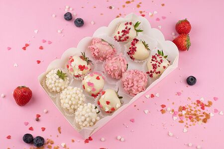 Клубника в белом бельгийском шоколаде