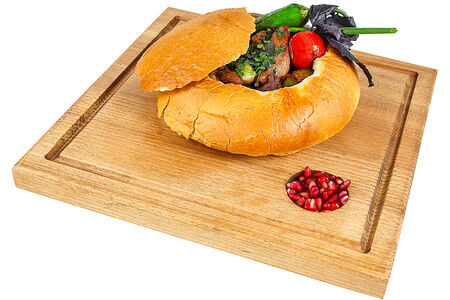 Жаркое из телятины в хлебе