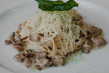 Тельятелле с белыми грибами