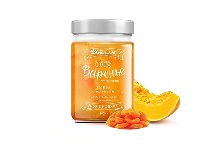 Варенье из тыквы с курагой