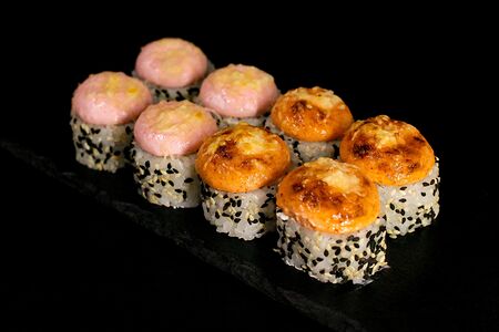 Запеченный с курицей