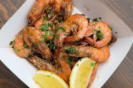 Креветка в карамельном соусе