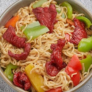 Լապշա հորթի մսով