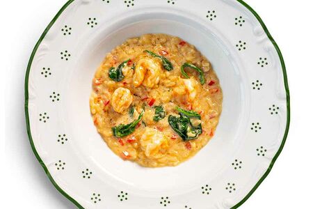Ризотто с креветками