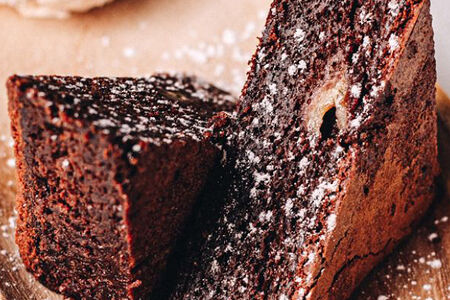 Брауни с грецким орехом