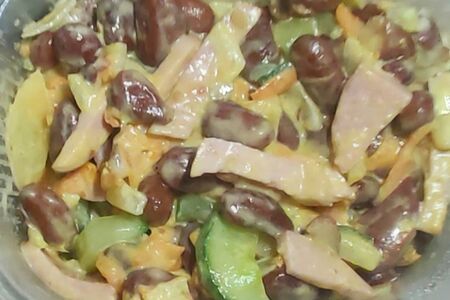 Салат из красной фасоли