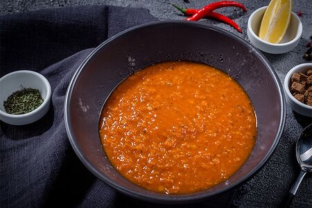 Суп-пюре из чечевицы