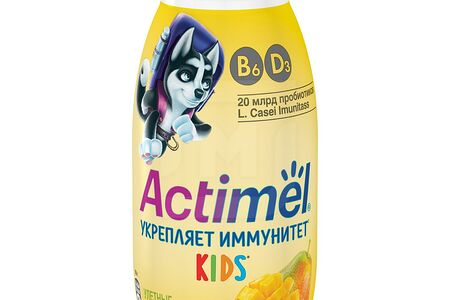 Actimel Продукт кисломолочный дет манго/ груша/ дыня 2,5% пл/бут