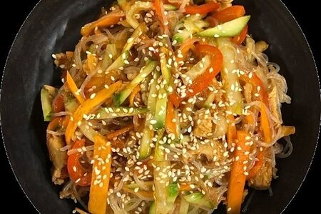 Фунчоза с курицей