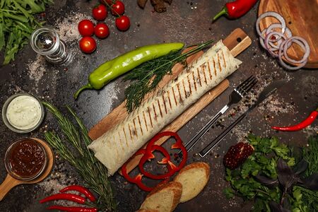 Шаурма вегетарианская