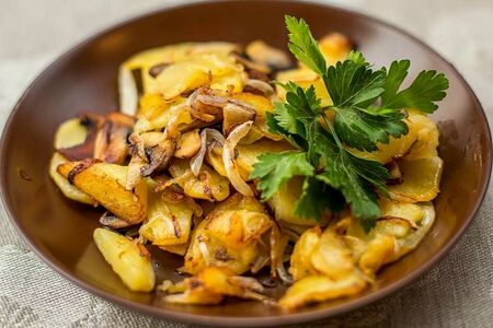 Картошка с грибами