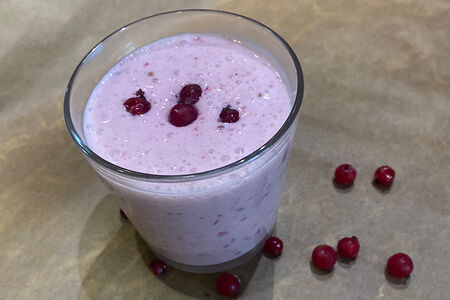 Смузи с брусникой