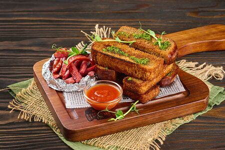 Гренки по-деревенски