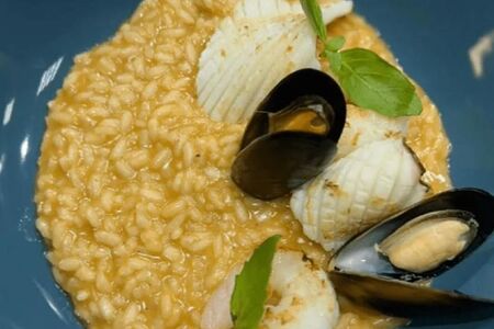 Ризотто с морепродуктами