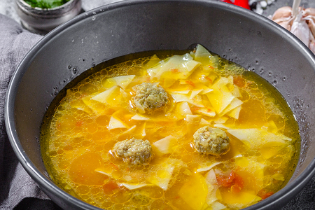 Суп Хинкали по-азербайджански