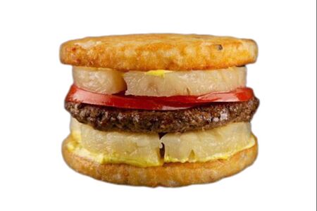 Гуручбургер с ананасом