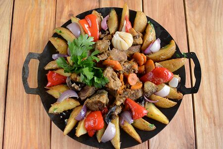 Садж с бараниной