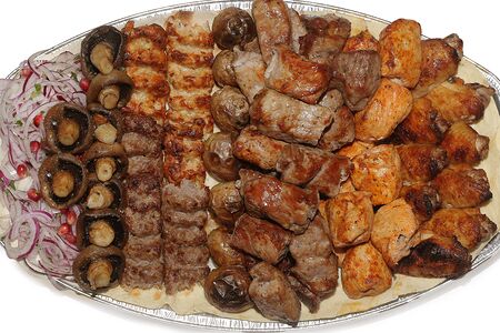 Шашлычный набор на подносе №4