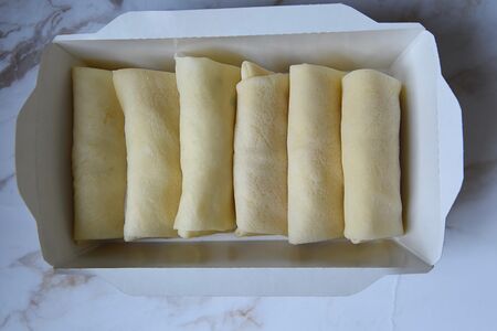 Замороженные блины с мясом